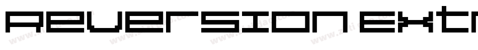Reversion ExtraBold字体转换